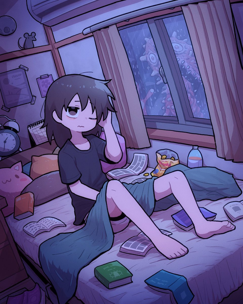 夜中