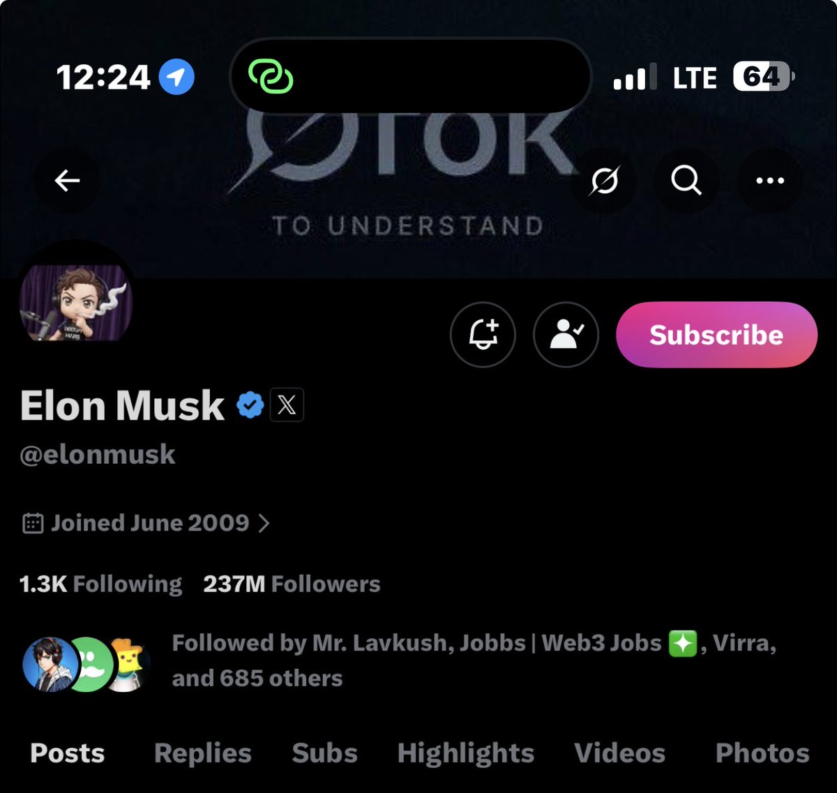 Blockchain Bob tweet media