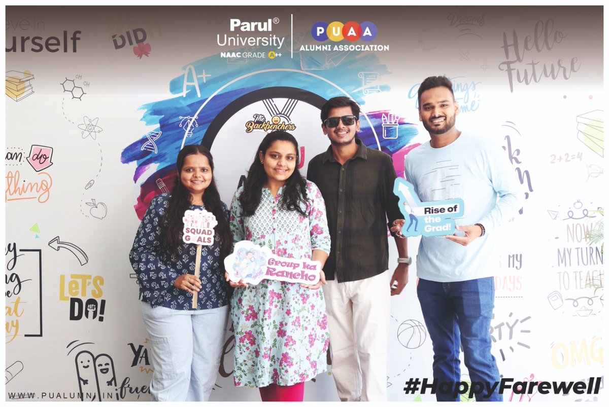 Parul University Alumni Association tweet media