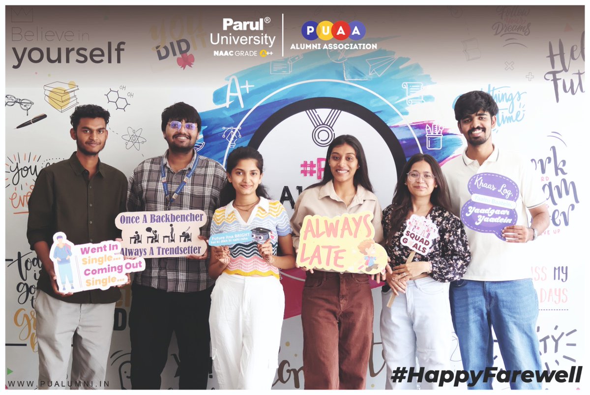 Parul University Alumni Association tweet media