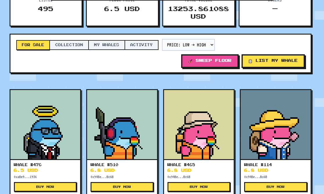 dev开发了<a href="/tempo/">Tempo</a> 链第一个nft交易市场 <a href="/tempowhel/">Whel</a> 。tempo链融资了5亿刀，玩也要玩早期。
主网刚上线，感觉还是荒漠一样，也找不到swap的地方。搞了很久，这个nft交易是要pathUSD交易的。先冲为敬！