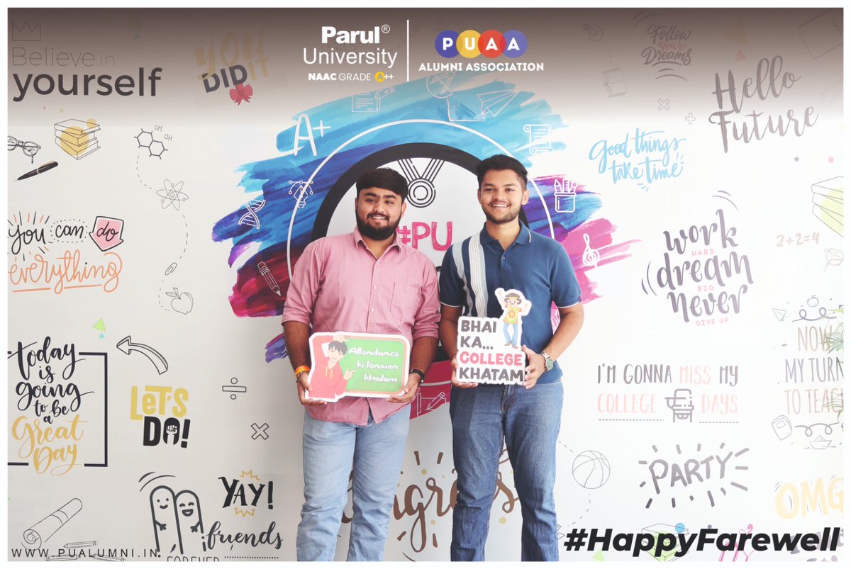 Parul University Alumni Association tweet media