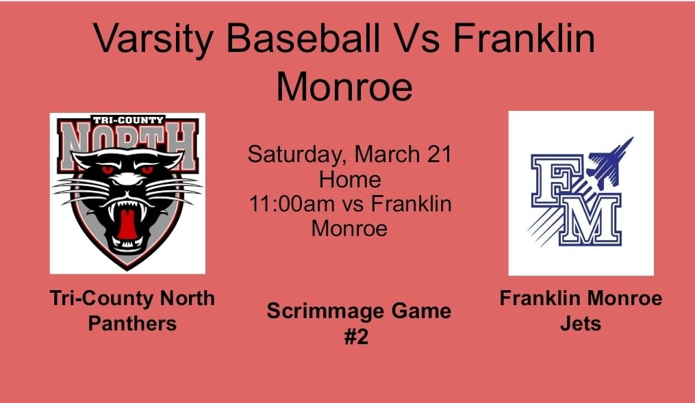 Tri-County North Panther Baseball 2026 tweet media