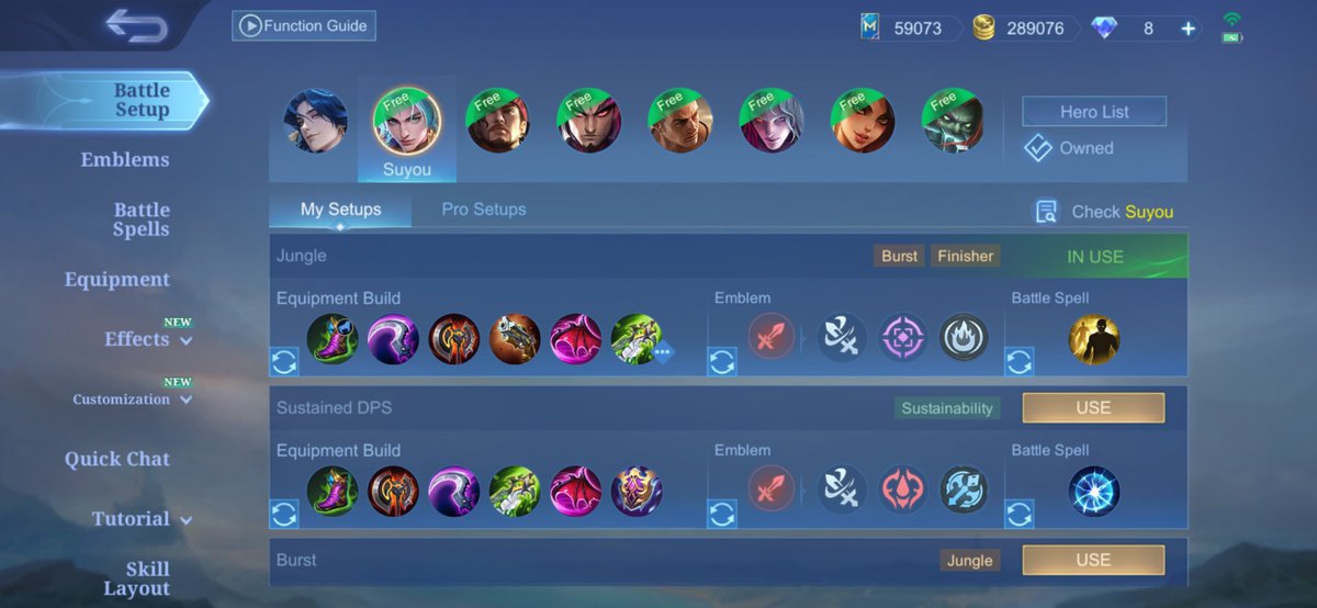 heyzelzell's tweet photo. @basemole suyou tipe exp yang kuat laning dan punya kit yang bisa nguntungin di early kayak cc, damage sakit, sustain, slow, immune. Abis turtle spawn tinggal main rotasi aja bantu lane lain, hero nya enak, usernya aja gapaham. Hero nya enak asalkan paham job desk harus ngapain, build nya: https://t.co/ORgNaU86zd