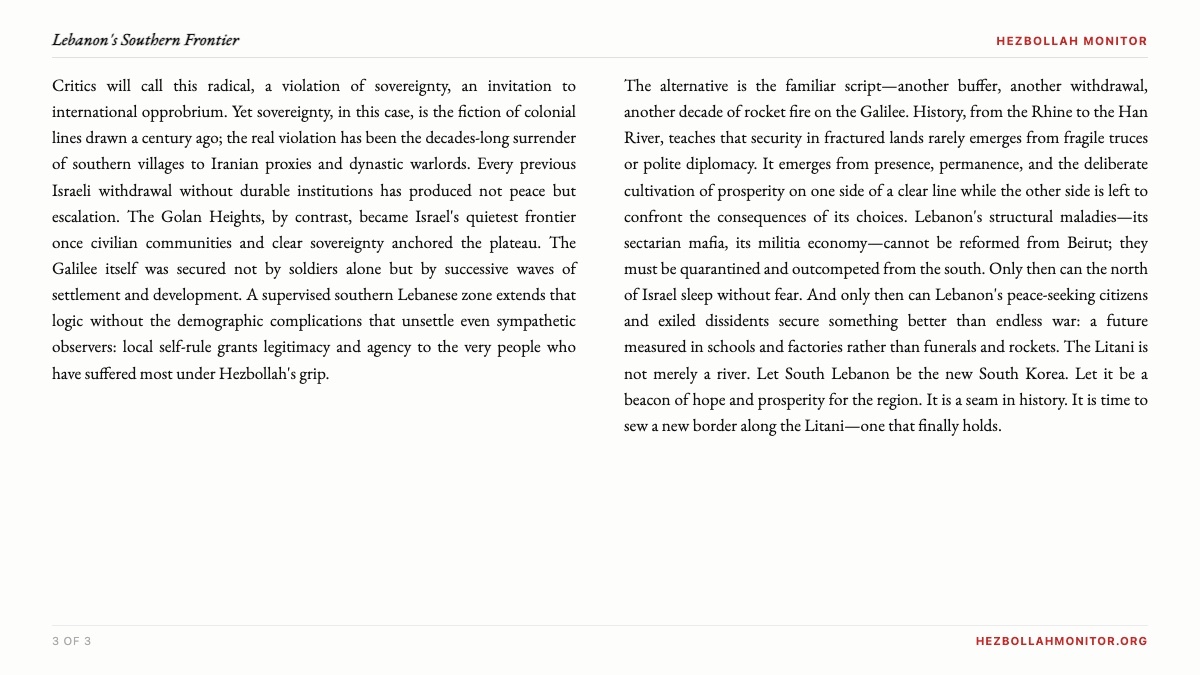 Hezbollah Monitor Inc.™ tweet media