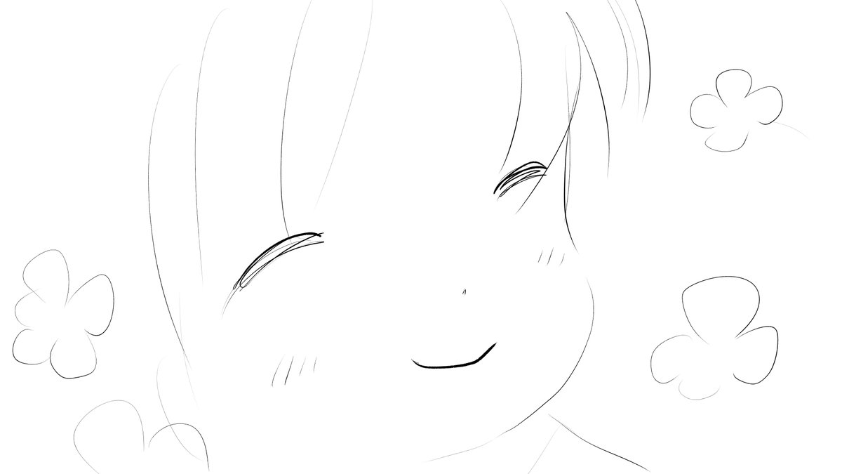 アタリの1部
話を読みながらチャッチャッと描いています
今日からラフです(/・ω・)/ 