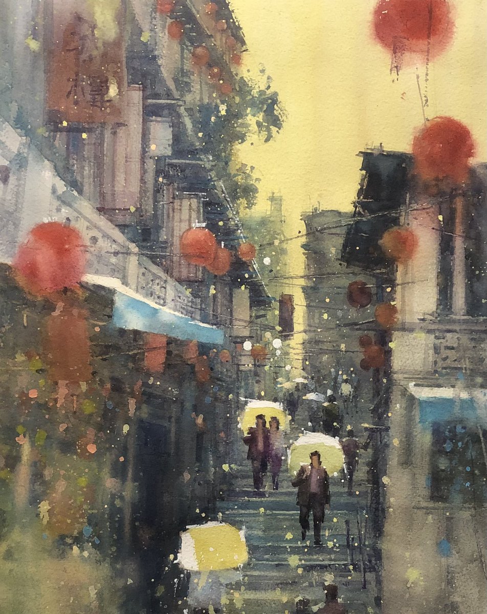 ShianSih's tweet photo. 金色的雨
Golden rain
40x32cm

九份 https://t.co/C7cDSVL2jz