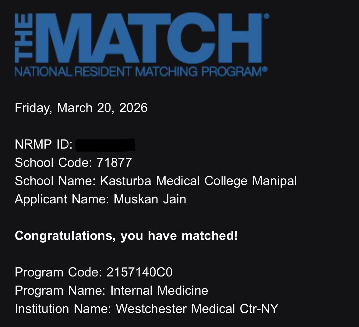 Muskan Jain, MBBS tweet media