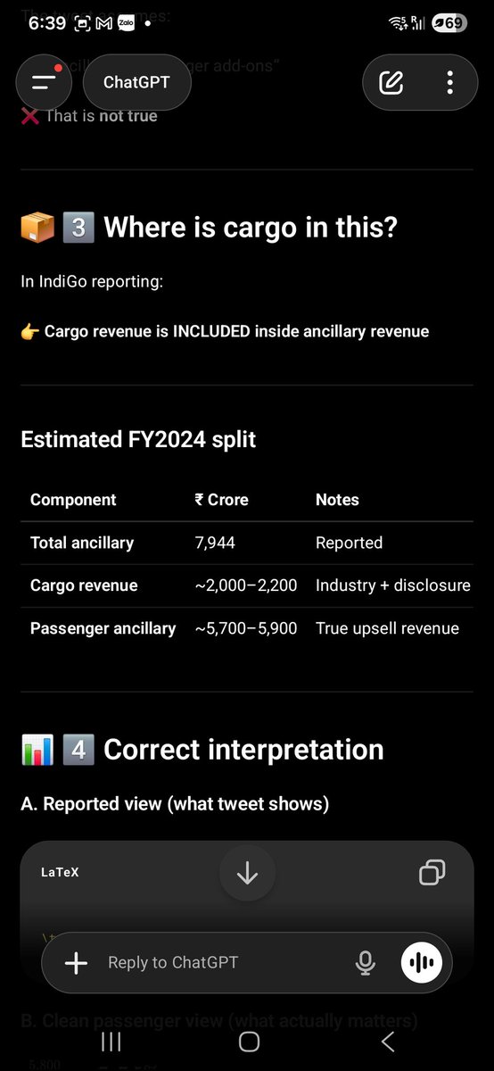 avitwt83's tweet photo. @ari_maj @EconomicTimes Sorry yaar, your information and data does not require my time to think, chatgpt already opens up the lack of understanding of your finance. Koi na.. hota hai.. aur karo faff.. https://t.co/8B2yt6nSWf