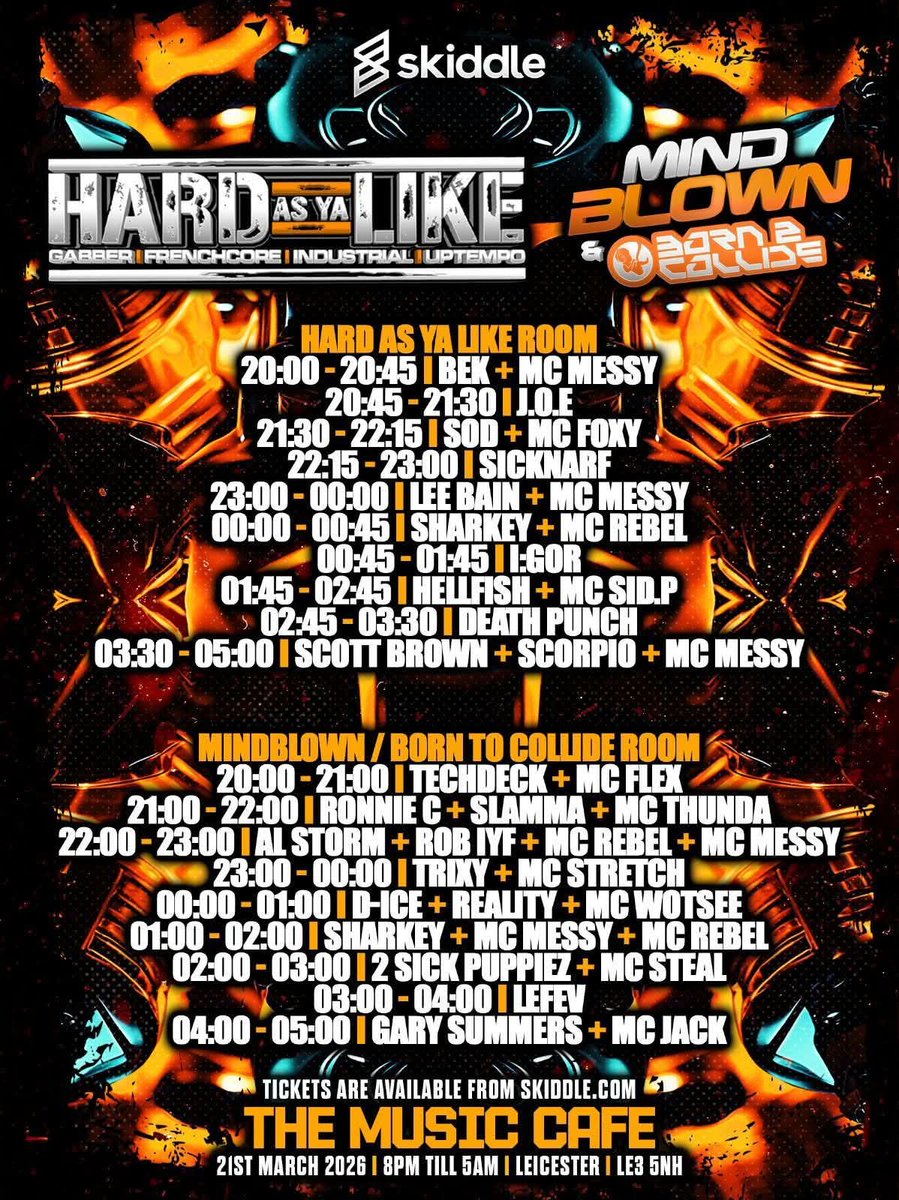 🎧 Tonight! 🔊🎶 
🕙 Catch me @ 22:15  

Event Link 👇 
fb.me/e/9tFZ0c9wu 
Ticket Link 👇 
skiddle.com/e/41497475