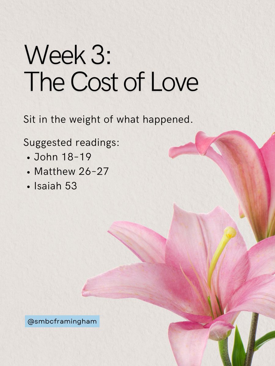 Easter Scripture reading Week 3: The Cost of Love #Easter2026 #Easter #Cross #Bible #Biblereading #biblereadingchallenge