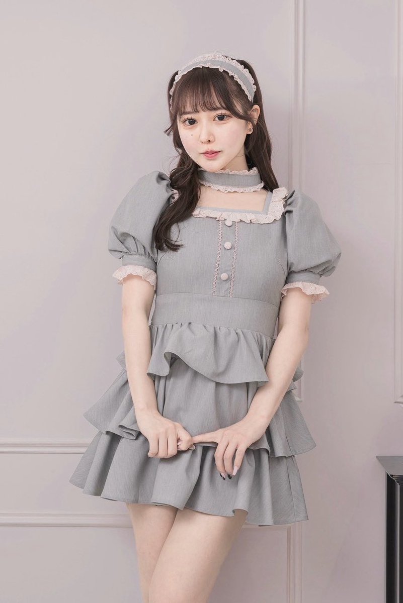 pium Spring Collection 🎀／ ♡ヘッドドレス付きコットンフリル