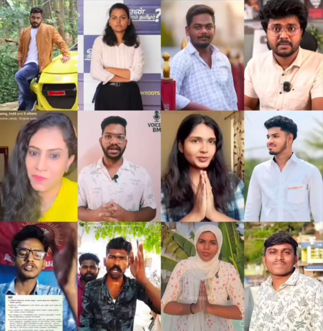 samooganidhi's tweet photo. இவங்க எல்லாம் கூலிக்கு வேலை செய்ற influencers இல்லடா.. கொள்கைக்கும் கோட்பாடுக்கும் வேலை செய்ற influencers ♥️🔥📈

நிறைய பேர் இதுல Miss ஆகிருப்பாங்க.. அவங்க பேர் எல்லாம் கீழ comment பண்ணுங்க ♥️ https://t.co/pBrtkb1IqO