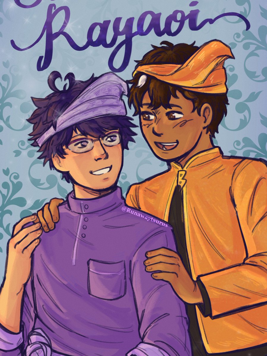 Nazeem 💜🧡 rivals otp enjoyer tweet media