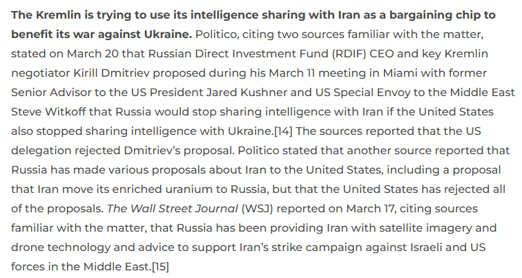 Institute for the Study of War tweet media