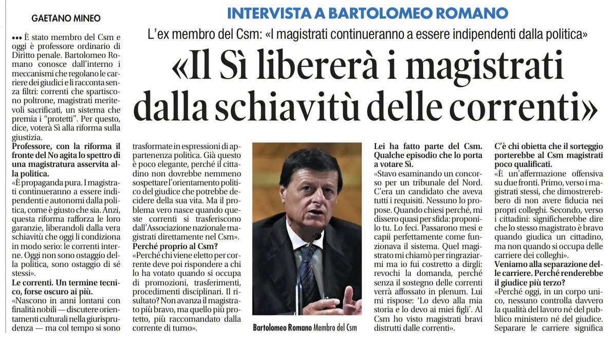 Prof. Avv. Bartolomeo Romano tweet media