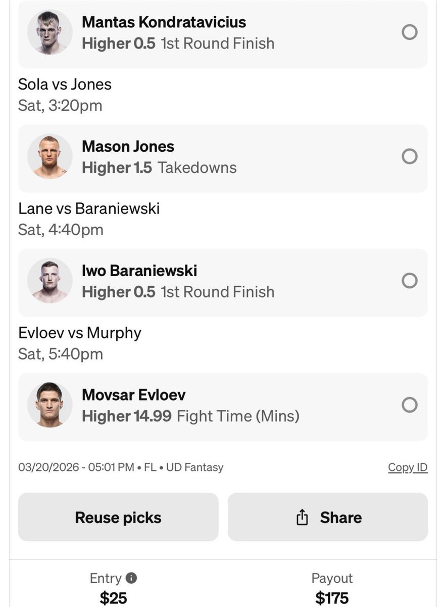 SixFigureSport's tweet photo. More picks coming soon!🔥

Tail our UFC picks for 3/21/26 below!!

More picks will be posted and even more free picks will be posted in our discord!!!

Join up! Join the fam! https://t.co/AEtYRJYaYD