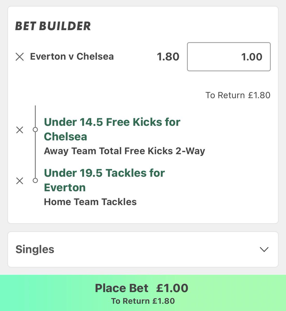 Match Day Bets tweet media