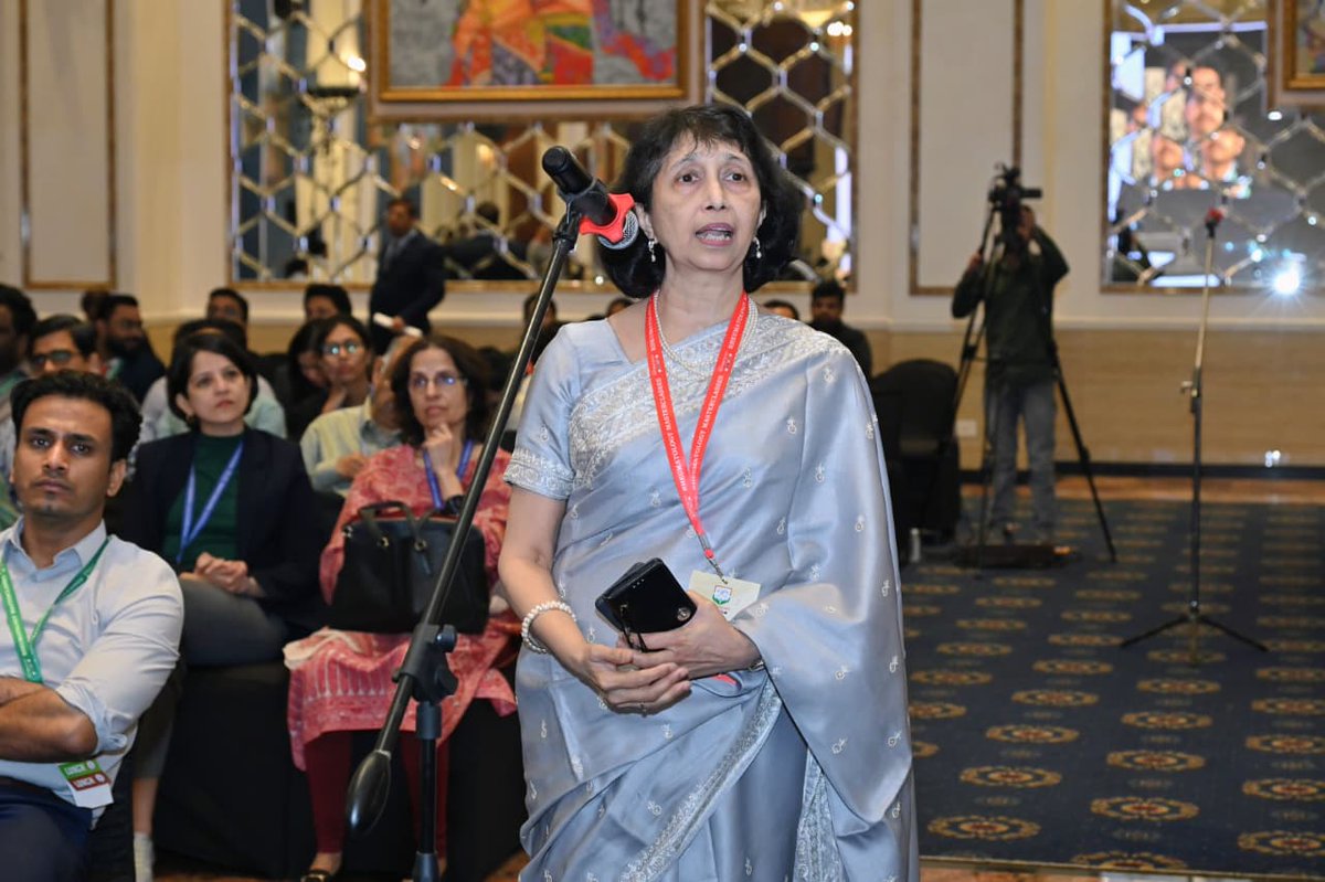 Whira_org's tweet photo. WHIRA at WRF Raipur (14–15 Mar 2025): a focused Myositis &amp; Psoriatic Arthritis meeting. Dr Kavita Krishna served as faculty for the PsA session; the programme included expert lectures and case discussions with UK faculty. Dr Varsha Bhatt judged the poster session. https://t.co/DaiK8Wxy7v