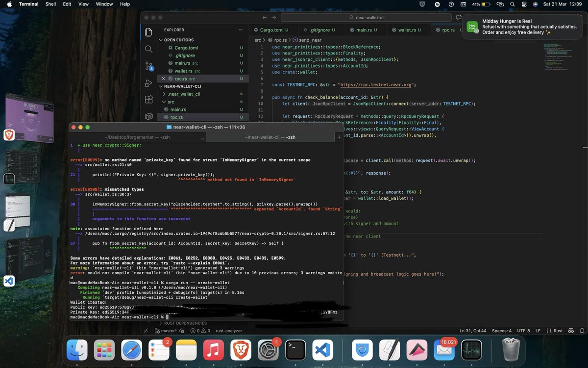 heisarcadia's tweet photo. Built a lightweight Rust-based CLI to interact with the NEAR Protocol:
> To Create accounts
> Check balances
> Send transactions
>Plug into contracts 

Link to GitHub below https://t.co/Nc8xKcrkDF