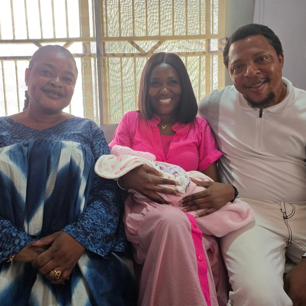 metronaija's tweet photo. Actress Adesanya Toyosi and her husband, Oyin- Adejobi welcome a baby girl

They welcomed their first child through surrogacy 

So happy for Aunty Toyosi 

She is finally a mother after several years https://t.co/uM2wduP7Pf