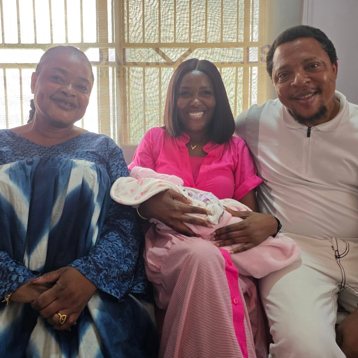 metronaija's tweet photo. Actress Adesanya Toyosi and her husband, Oyin- Adejobi welcome a baby girl

They welcomed their first child through surrogacy 

So happy for Aunty Toyosi 

She is finally a mother after several years https://t.co/uM2wduP7Pf