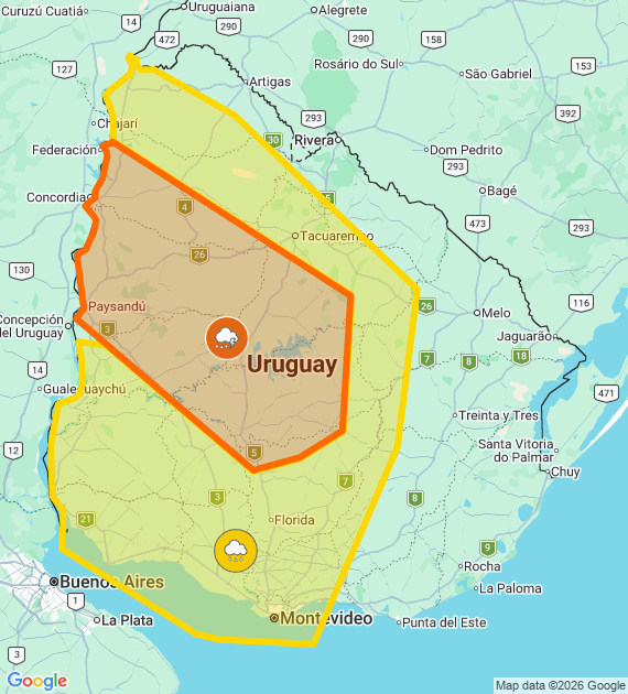 Instituto Uruguayo de Meteorología tweet media