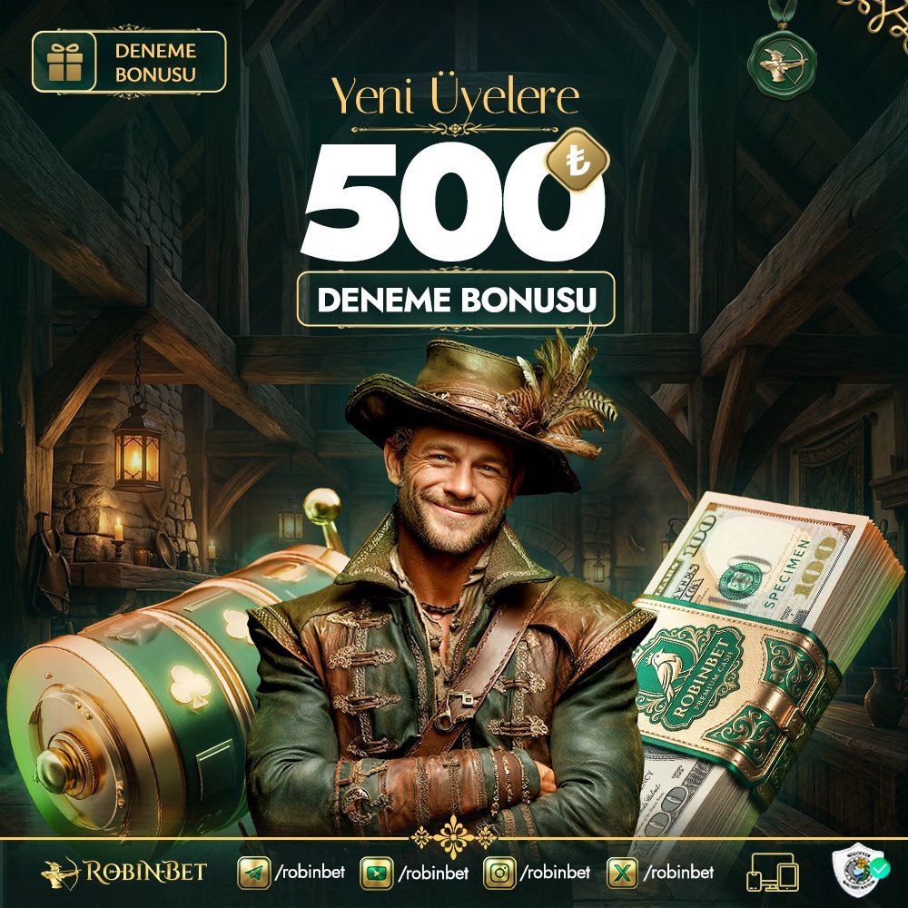 robinbettr's tweet photo. 🎁 Deneme bonusu veren bahis siteleri arasında Robinbet en güvenilir seçenek!

500TL değerinde bonusu kullan, Robinbet ile hemen oynamaya başla ⚡

👉 Bonusu Al: Çok YAKINDA!

#robinbet #denemebonusu #bahis https://t.co/hzjX070KM2