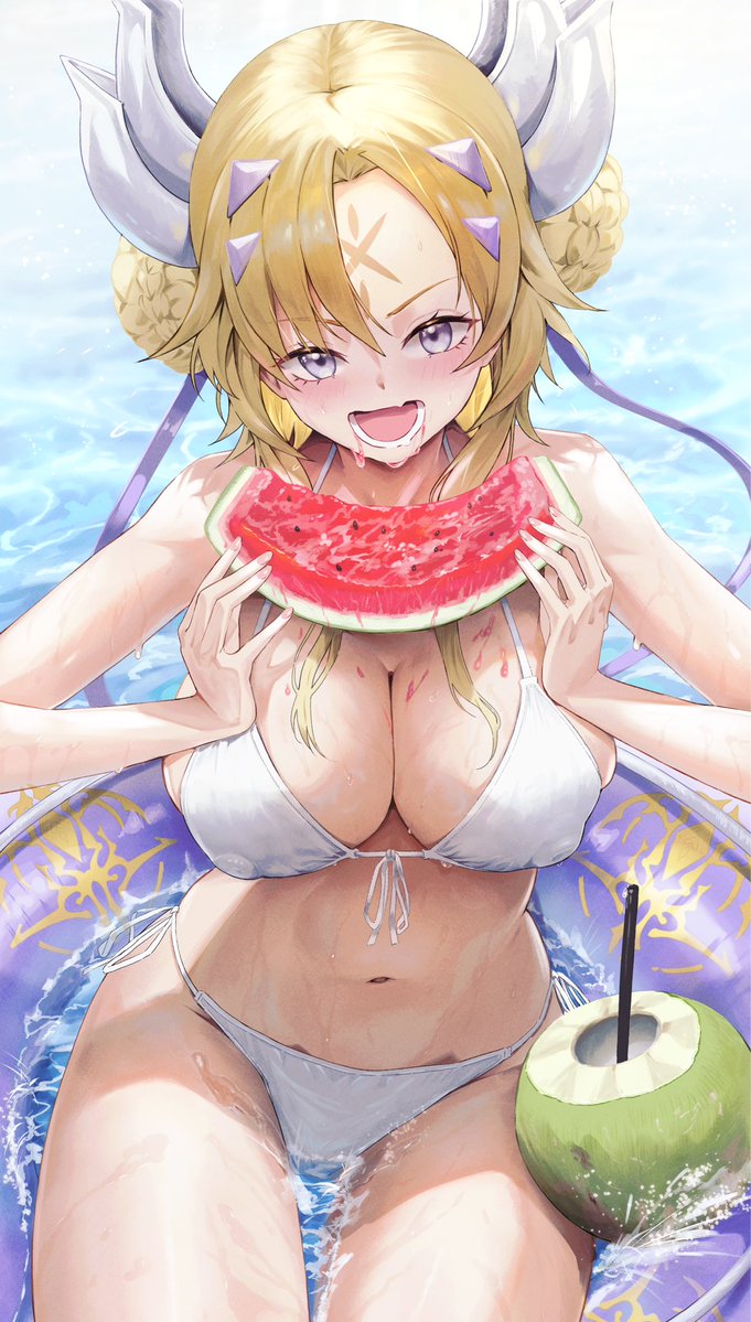 #遊戯王 #遊戯王ファンアート

最近暖かくなってきたので水着エクレシア 