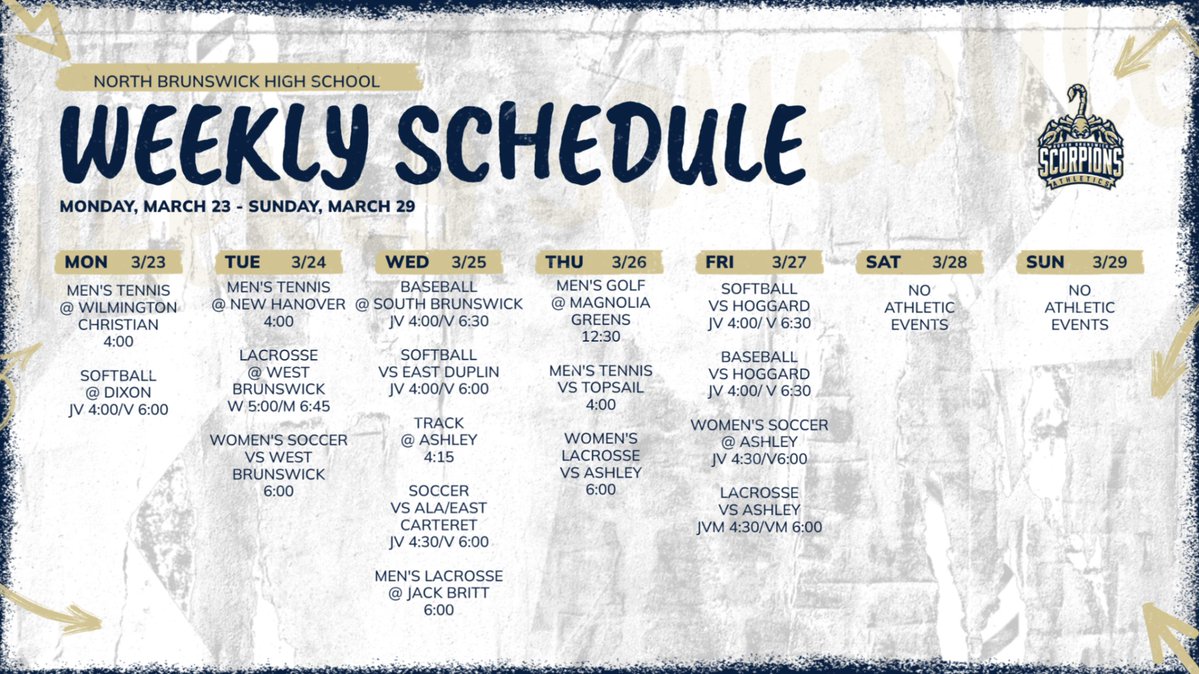 NBHS Scorpion Athletics tweet media