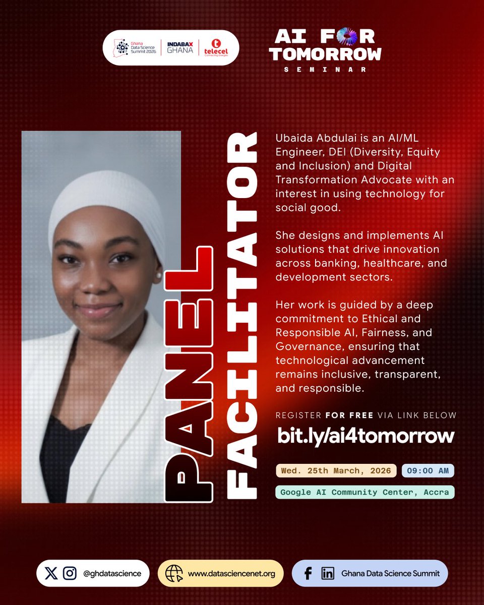 Ghana Data Science Summit (IndabaX Ghana) tweet media