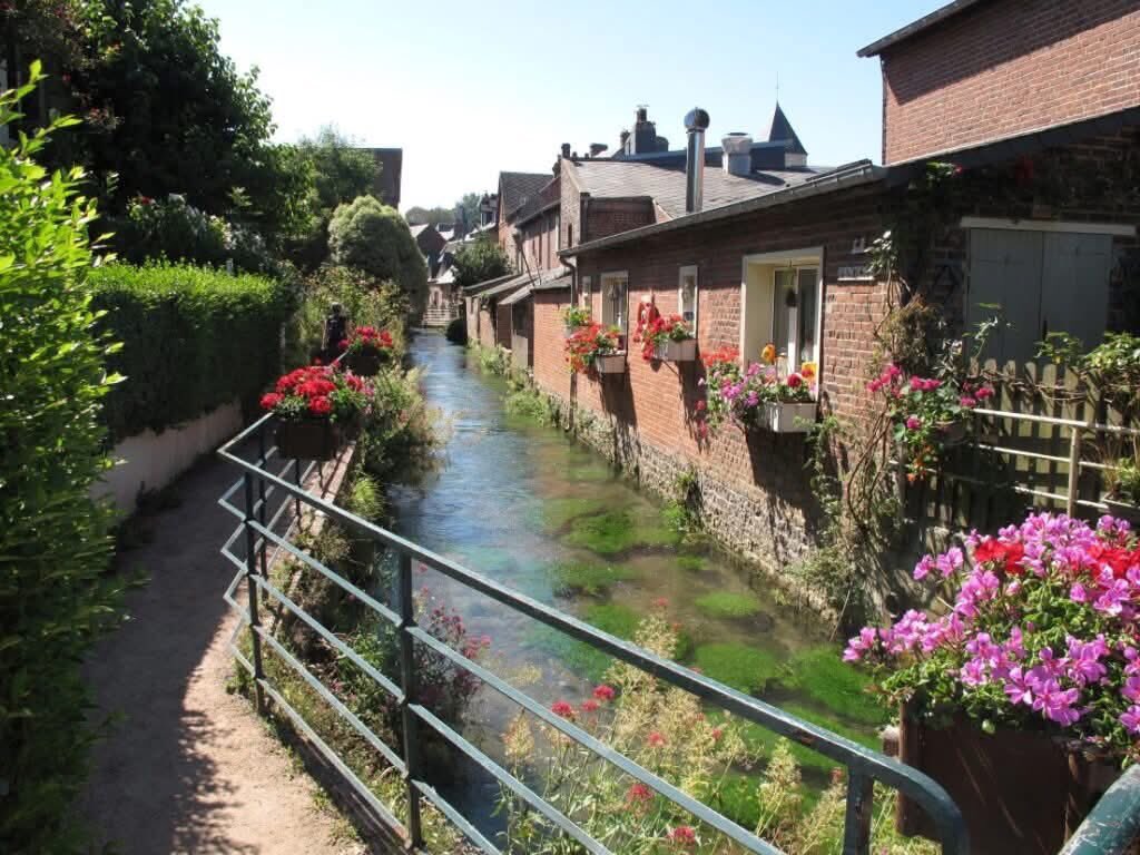 Imaginez un fleuve si court qu'il traverse un village entier en moins de temps qu'il n'en faut pour parcourir un terrain de football. 

Cette anomalie géographique existe bel et bien en Seine-Maritime, où Veules-les-Roses abrite officiellement le plus petit fleuve côtier de