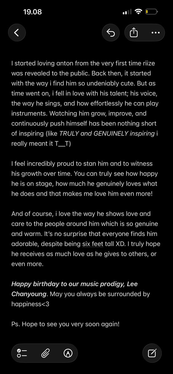 antonniening's tweet photo. A little note from me for the birthday boy<3

#HAPPYANTONDAY
#생일인_찬영이_힘껏더안아줘
#앤톤이_스물두번째_오디세이
#PUPPYBOSS_ANTON_HBD https://t.co/LZ9DZU5EYh