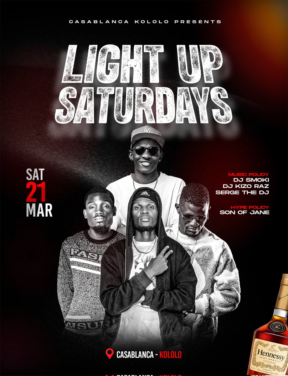 CasaBlanca_kol's tweet photo. We are activeee tonight in #LightUpSaturdays ๐๐๐
Come through with your crew for fun and vibes all night long. https://t.co/dLDr5e4hWz