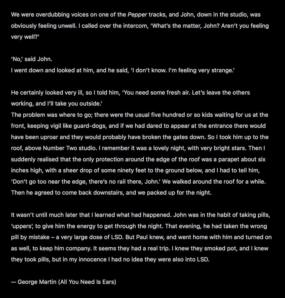 what did the beatles do today? tweet media