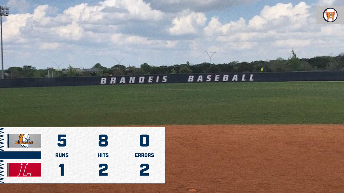 Brandeis HS Baseball tweet media