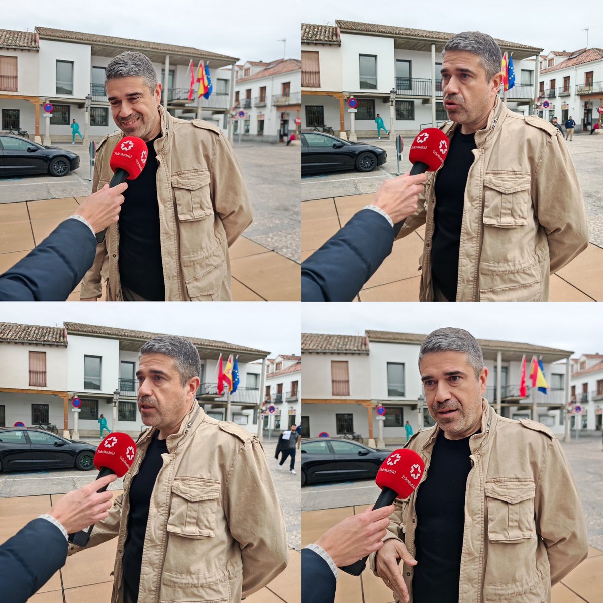 David_Conde_R's tweet photo. Con @telemadrid @InformativosTM explicando el significado de nuestra bandera, ya oficial! https://t.co/dNUekJUkoV