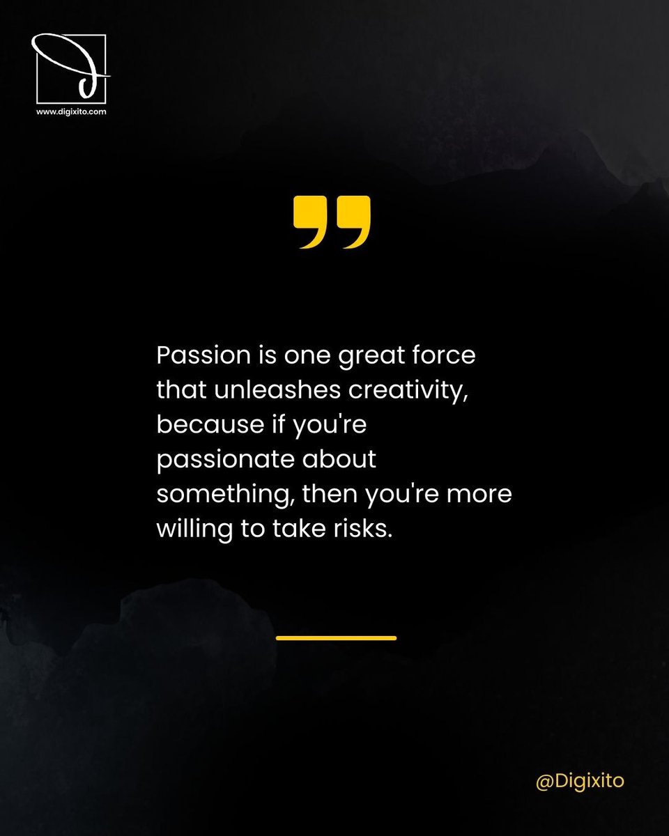 digixito's tweet photo. Safe ideas never changed the world.

Passion gives you the courage to risk failure for something real. That's where creative magic happens. Are you playing it too safe?

At @digixito, we dare to create differently!

#playbold #creativityunleashed #daretobedifferent https://t.co/iMf1Q6dFkC