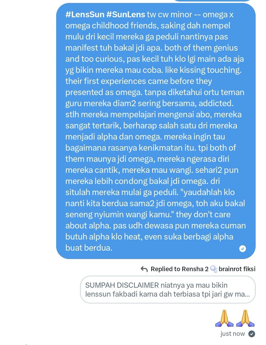 Rensha 2 🫧 brainrot fiksi tweet media