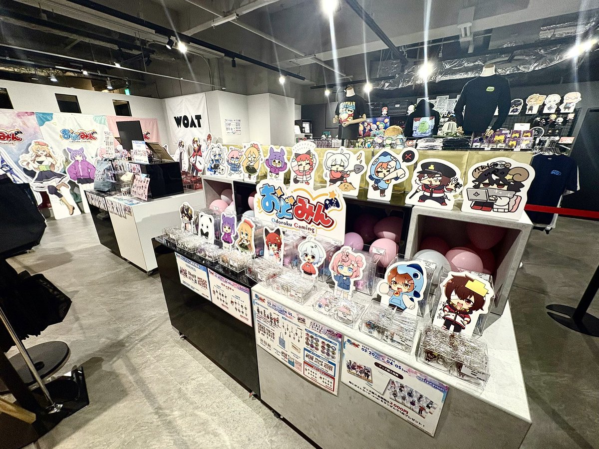 おどみんPOPUP STORE】 本日もご来店いただきありがとうございます 