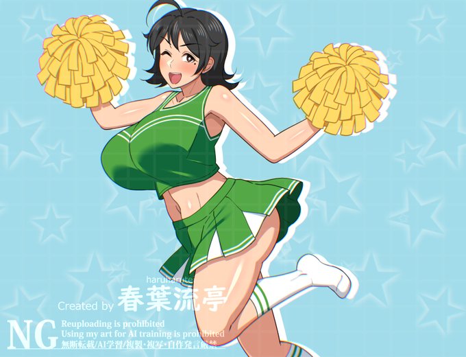 チアガールお母さん 