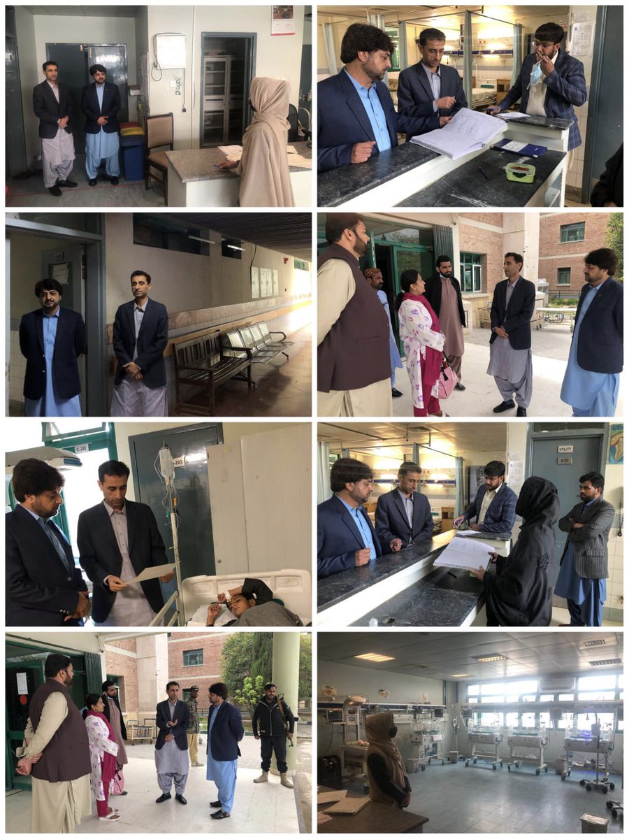 healthdeptbal's tweet photo. Eid visit: Technical team member Rooh Amin Mengal inspected SKBZ Hospital with ED Dr. Imran Baloch . Reviewed emergency, OT, NICU, lab, wards &amp; staff attendance. Govt directives: uninterrupted quality healthcare on Eid. https://t.co/o8lZwgGMjw