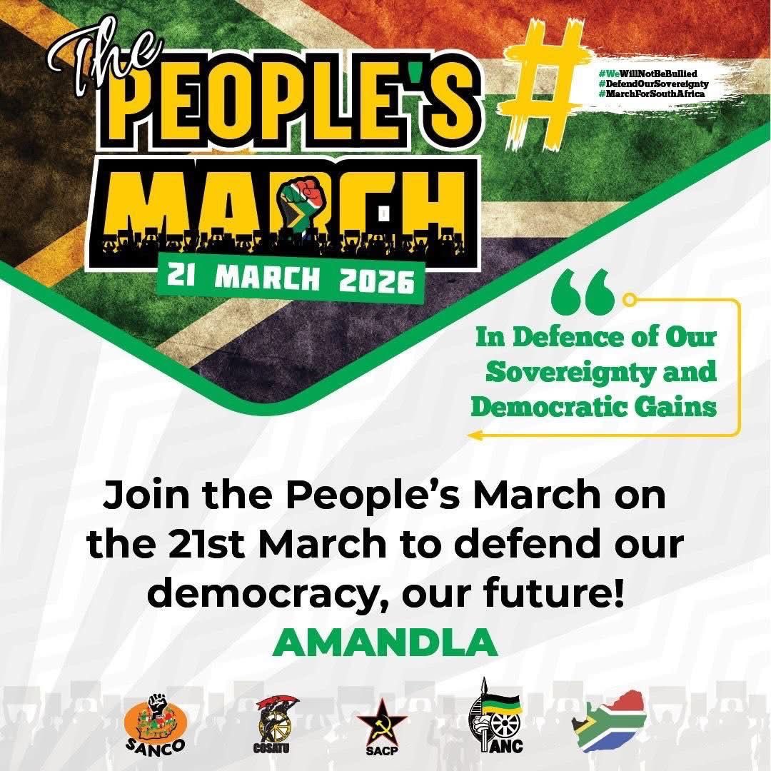 Lesufi's tweet photo. Ke ye nthwee, ANC Ya Rona! #PeoplesMarch https://t.co/EPGyKzik2g