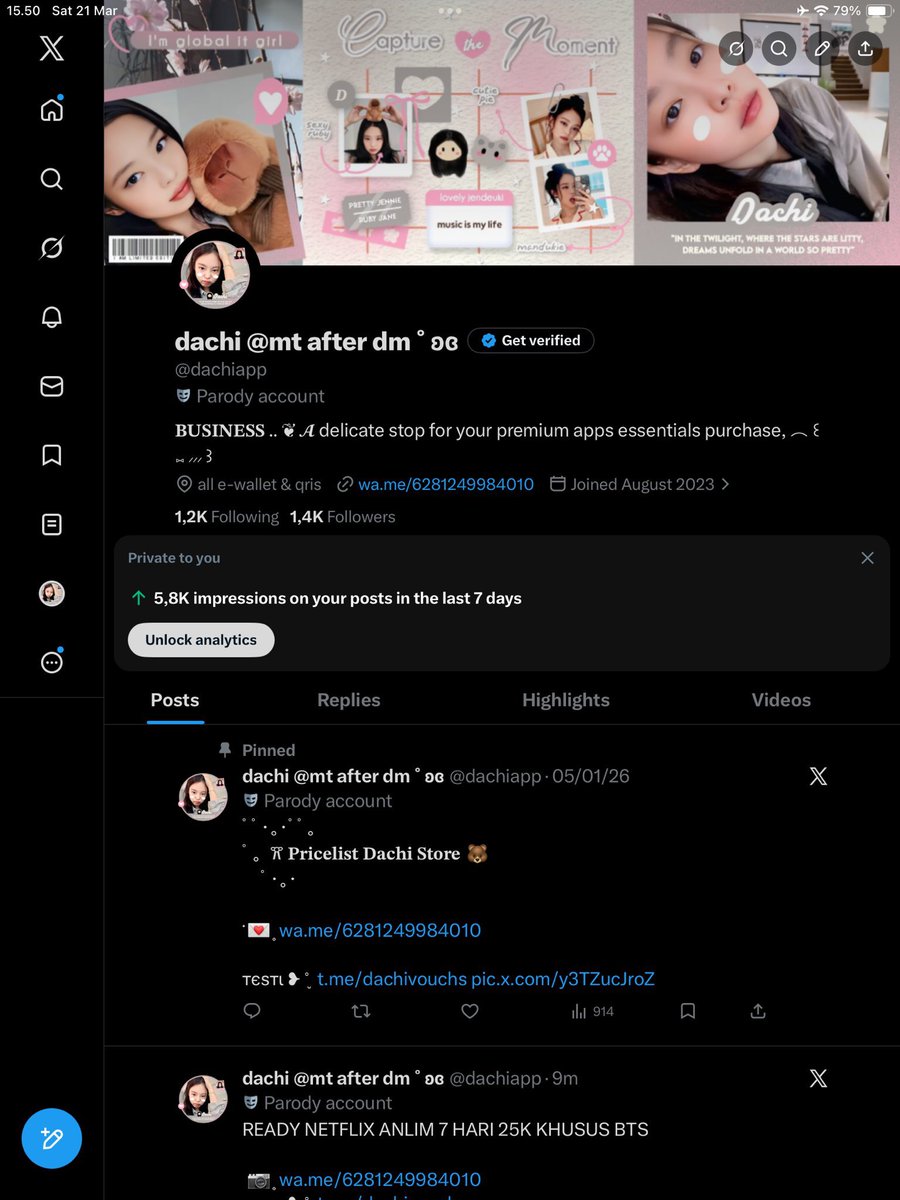 dachi ᰔ order ke wa tweet media