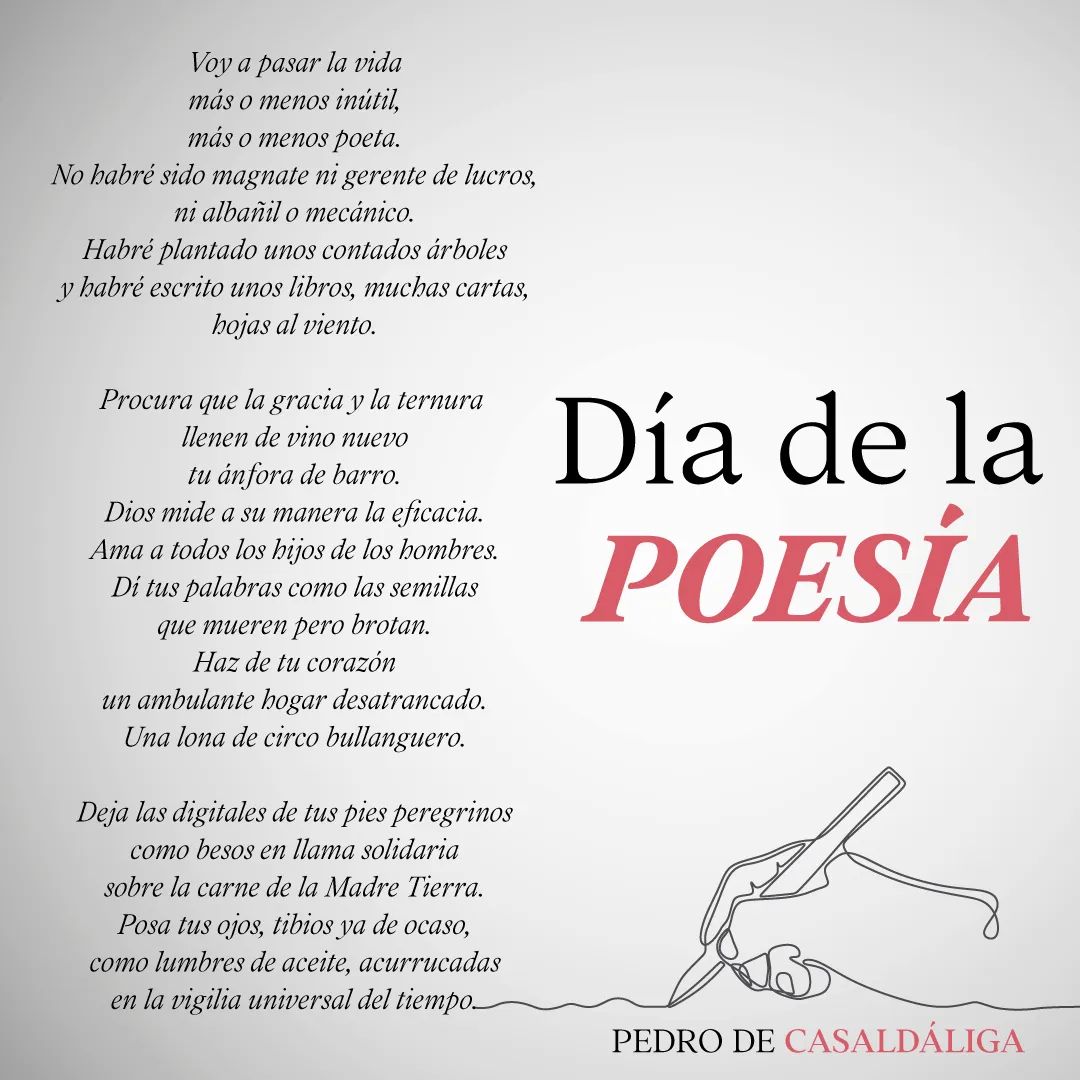 "La poesía es mística para principiantes" Adam Zagajewski