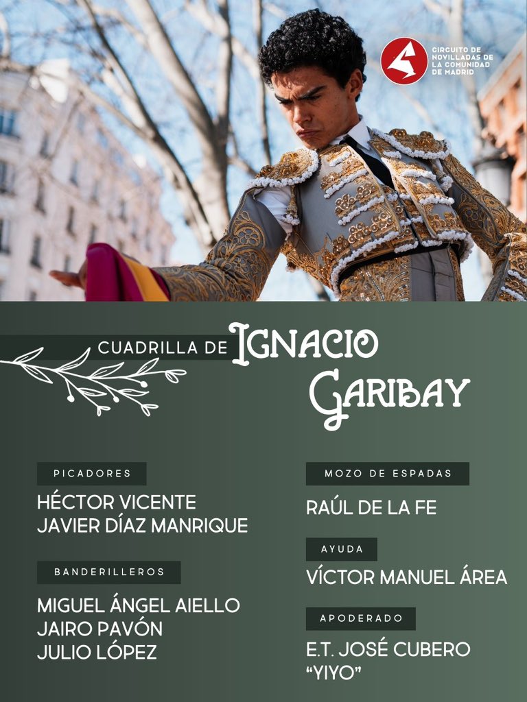 🧑‍🧒‍🧒 𝗖𝗨𝗔𝗗𝗥𝗜𝗟𝗟𝗔𝗦 | Los hombres que acompañarán a Jesús Moreno y a Ignacio Garibay. 
 
👉🏼 A las 18h en Valdetorres📍