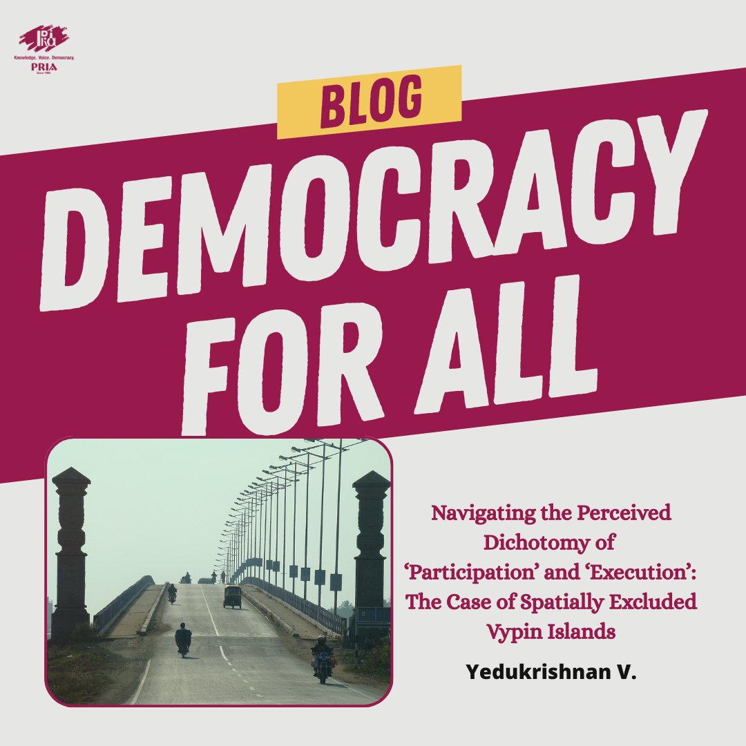 PRIA_India's tweet photo. From infrastructure to dignified mobility, is there a saturation point for #CitizenParticipation in #DevelopmentPlanning? 
Voices from Vypin, Kochi reveal persistent gaps in safety, reliability &amp; dignity despite improved connectivity - https://t.co/HbHatsoIEk https://t.co/38QXGICMdU