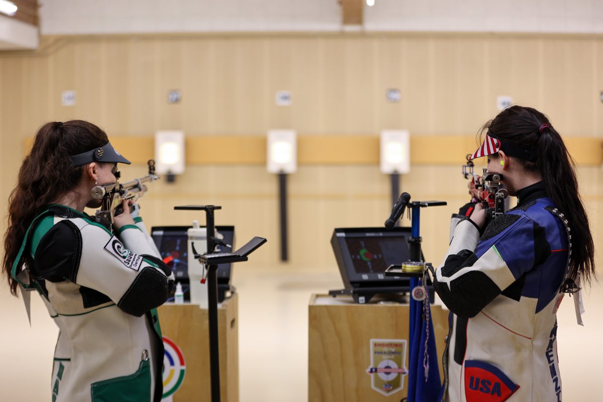 USAShooting's tweet photo. A mirror image 🪞✨
Stay up to date on scores 🔗 https://t.co/OsX3nup3f6
#selectionmatch #airrifle #tenring https://t.co/vf5yvvrlWw