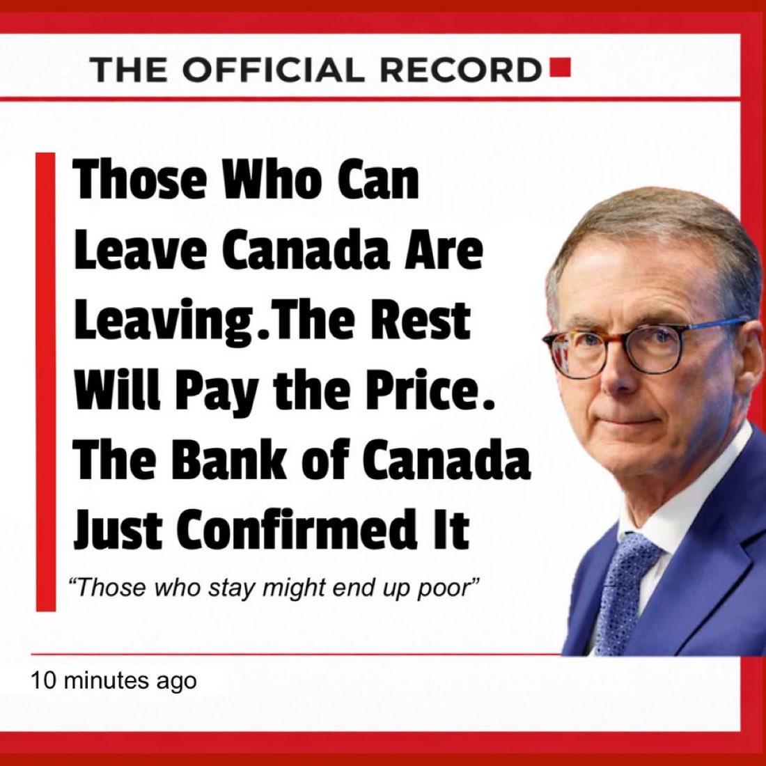 Concerned Canadian tweet media